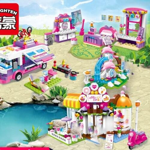 Tree House Castle Building Blocks Friends Bricks For Girls Series Friendship Set Toy Children Gift