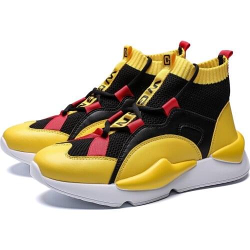 Men Professional High-top Basketball Shoes Mens Cushioning Light Basketball Sneakers Mesh Breathable Outdoor Sports kyrie Shoes