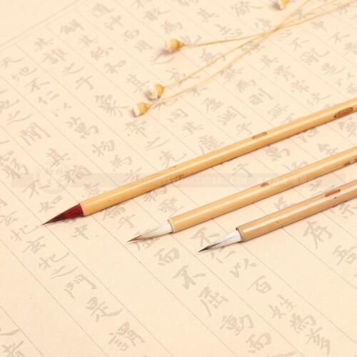 Chinese Calligraphy Pen Set 4pcs Landscape Ink Painting Wolf Hair Writing Brush Set Chinese Painting Brush Pen for Beignner