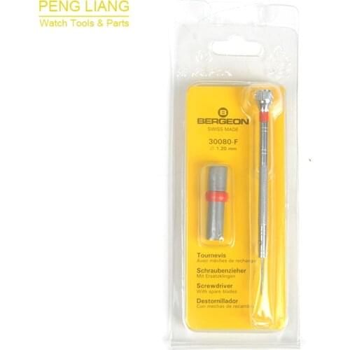 Original Swizerland Bergeon 30081 Screwdrivers, 0.5-1.6mm Watchmaker Tools