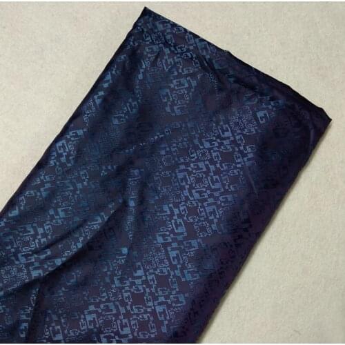 Brand New Blue Illusory Color Geometry Shape Polyester Lining Fabric 50x140cm Jacquard Lining Fabric For Lining of cloth dress