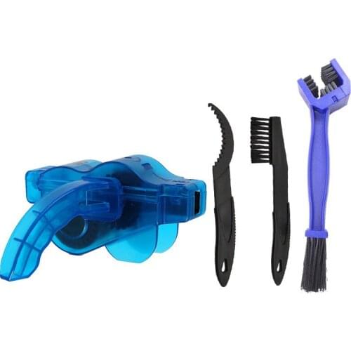 Portable Mountain Bike Tool Kits Chain Washer Cleaner Tool bicicleta Chain Scrubber Bicycle Outdoor mtb tools Clean Brush Kit