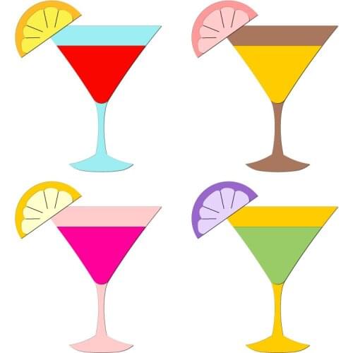 New Cup Wooden Die Scrapbooking C3014 Cutting Dies Multiple Sizes Compatible With Most Die Cutting Machines