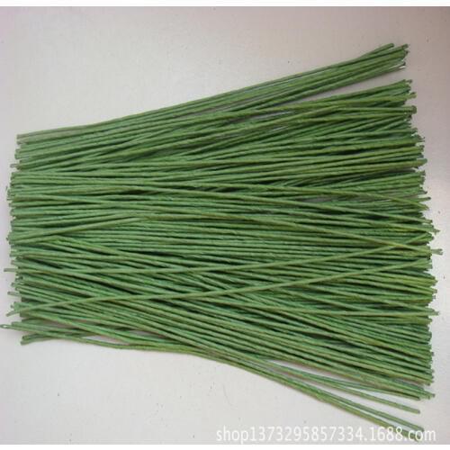 200pcs 20# Flower Stub Stems Paper Floral Tape Iron Wire Artificial Flower Stub Stems Craft Decor Soap Holding Flowers Stem