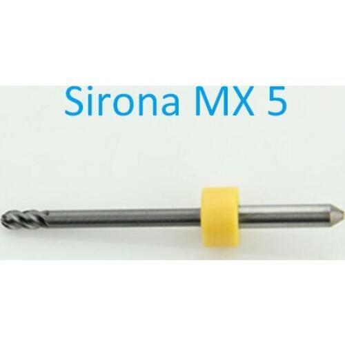 5 PCS/lot Length 42/43 mm Dental Milling Bur Machine Tungsten Carbide Cutter Sirona Mx 5 0.5/1.0/2.0mm