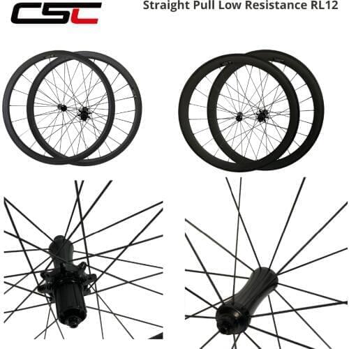 Super Light R10 Carbon Bicycle Wheelset 38 50 60 88mm Depth Clincher Tubular Road Bike Wheels Straight Pull Low Resistance RL12