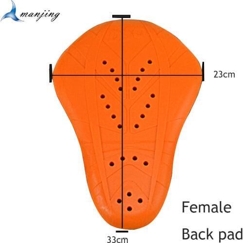 Female Back armor CE Level 2 Motorcycle DSO Back Chest Protector jacket insert Armor Memory slow rebound protector armor