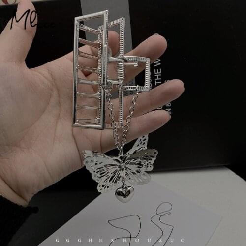 Butterfly Hair Accessories Cool Girl Hair Bows 2021 Hot Sale Decorations Hair Clips For Women Tridimensional Pendant Hair Claw