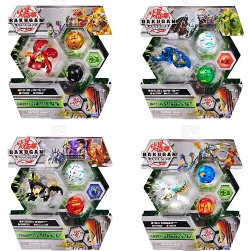 2020 New Style Bakugan Armored Alliance PEGATRIX GOREENE HYDOROUS TRHYNO Deformable Battle Toys Action Figure Boy Gifts