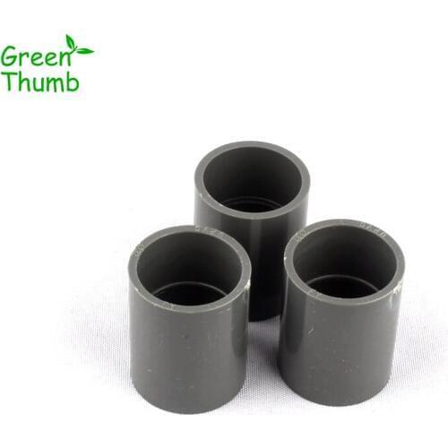 4pcs Dia 32mm PVC Straight Connectors for Horticultural Irrigation PVC Pipe Fittings High Quality PVC Coupling