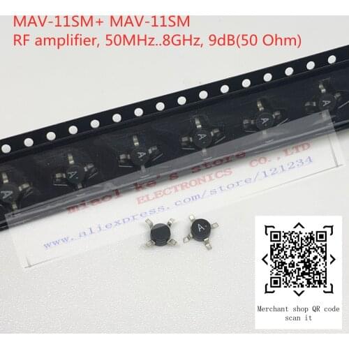 [ 5pcs-10pcs ]100%New original ; MAV-11SM+ MAV-11SM MAV11SM MAV-11 MAV11 A - RF amplifier, 50MHz..8GHz, 9dB(50 Ohm)