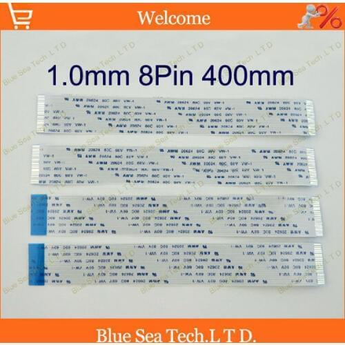 8Pin FFC/FPC Flexible Flat Cable 1.0mm pitch 8 pin 400mm Isotropy A or Anisotropy B cable,AWM 20624,80C 60V VW-1