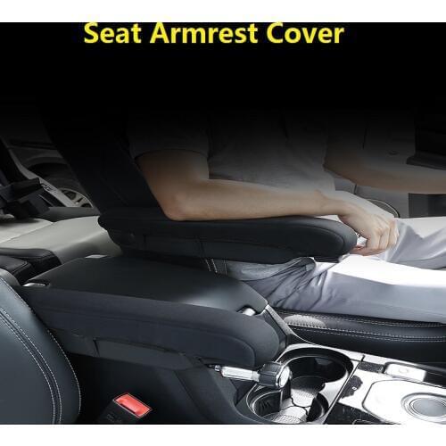 Car Armrest Box Soft Sponge Fabric Cover Center Protection Console Lid For Land Rover Discovery 4/5 Range Rover Sport Edition