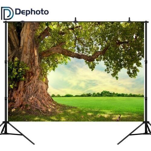 DePhoto Spring Backdrop Forest Woodland Meadow Wedding Outdoor Photography Background Photo Studio Child Photophone Photocall