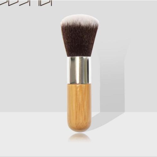 Makeup Brush Flat Top Brush Foundation Powder Beauty Brush Cosmetic Make Up Brushes Tool Wooden Kabuki Makeup Brush T0242