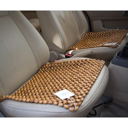 Summer Wood Bead Car Seat Summer Olive Wood Bead Massage Breathable Cool Cushion Cute Car Accessories