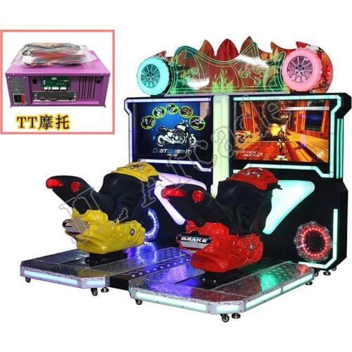 DIY Manx TT Motor Racing Machine kit, Arcade Coin Operated Racing Games Spare Parts, with Motherboard and wires