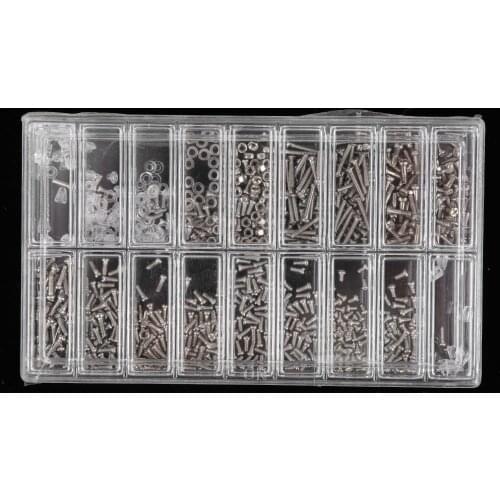 1 Box Metal Watch Assorted Screws Watch Gasket Nut Set Wristwatch Eye Glasses Repair Tool Accessories Part Kit for Watchmaker