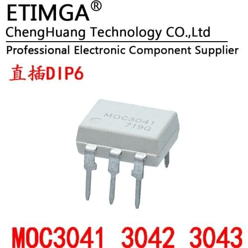 MOC3041 DIP6 MOC3042 MOC3043 Triac drive optocoupler