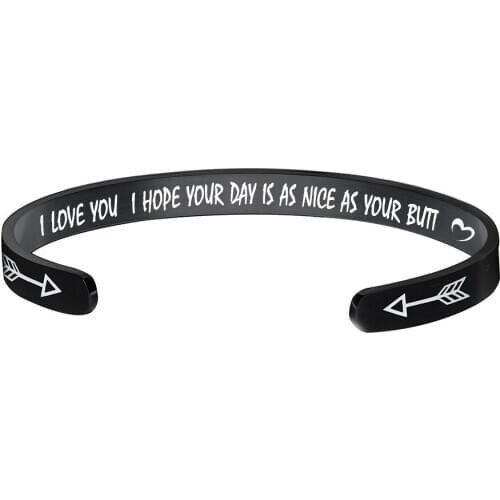 Valentines Day Gift Letter Bracelet New Year Romantic Love Gift Anniversary Present for Girlfriend