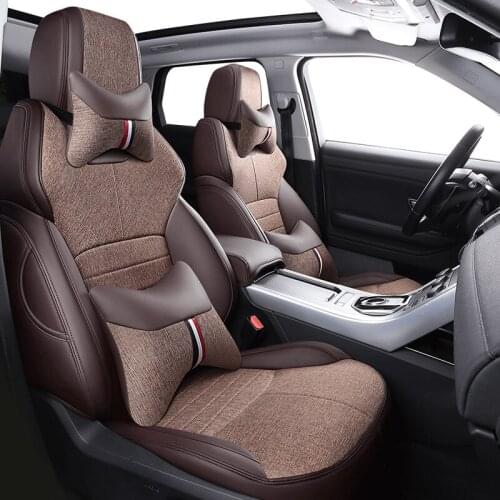 FeKoFeKo Custom Car Seat Covers For Honda Civic Accord CR-V Fit Odyssey Pilot City Jazz Vezel Elysion Jade Car Accessories
