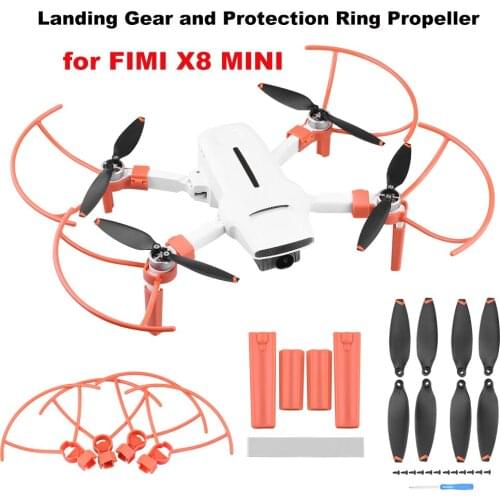 For FIMI X8 MINI Drone Landing Gear Increase 2CM Height Extender Long Leg Foot Protector Stand Gimbal Guard for FIMI Accessory