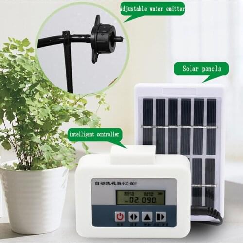 Garden Drip Irrigation Device Water Pump Controller Timer System Solar Energy Intelligent Automatic Watering Device for Plants