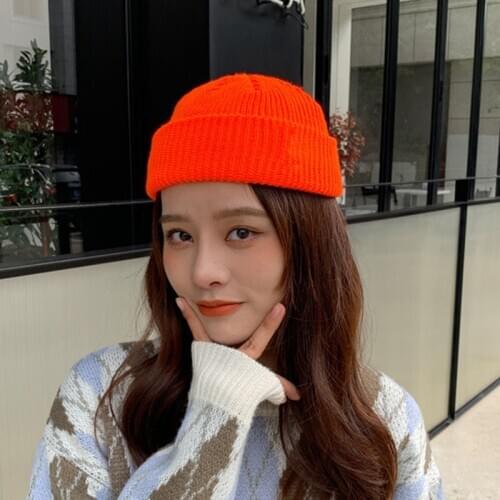 Unisex Style Knitted Beanie Hat Comfortable Breathable Solid Color Winter Hat For Women Suitable For Cool Fashionable Women Cap