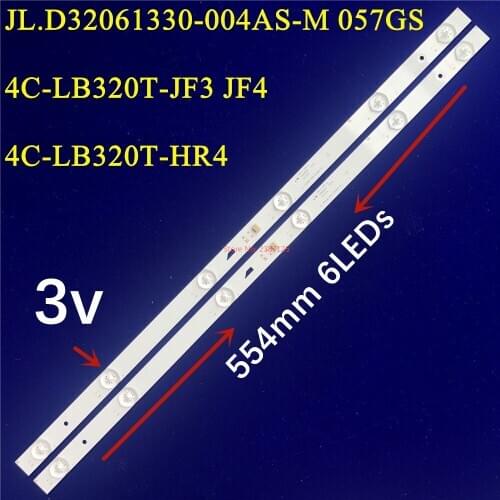 LED backlight strip 6 lamp for JL.D32061330-004AS-M for L32E9600 LE32D99 32L1500C PBO8D554173BL051-002H; PBO8D554173BL051-003H