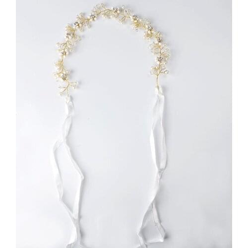 Gorgeous Crystal Pearl Headbands Vintage Hairbands Bridal Hair Accessories Wedding Crown Bouquet Collection Handmade LB