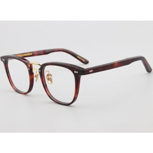 Vintage Progressive Multi-focal Glasses Frame Unisex Handmade Acetate Optical Eyewear See Near Far Reading Eyeglasses Women Men