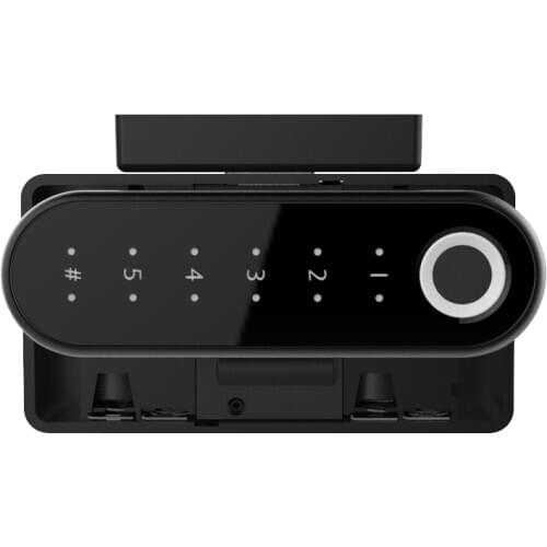 Keyless USB Fingerprint+Password Cabinet Lock Portable Fingerprint Drawer Desk Lock Office Drawer File Cabinet