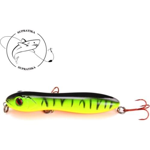 1Piece 10.5cm 16.1g Snake Head Fishing Bait Lures 3D Eyes Plastic Pencil Bait Wobbler Floating Crankbait For Sea River