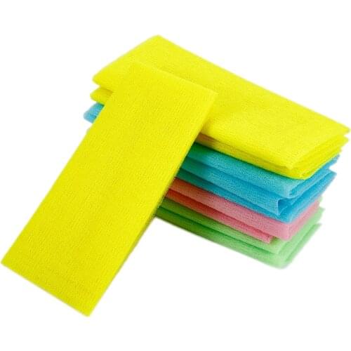 1 Pcs Exfoliating Nylon Bath Shower Body Cleaning Washing Scrubbing Cloth Towel Scrubbers Nylon Bath Shower Body Clean