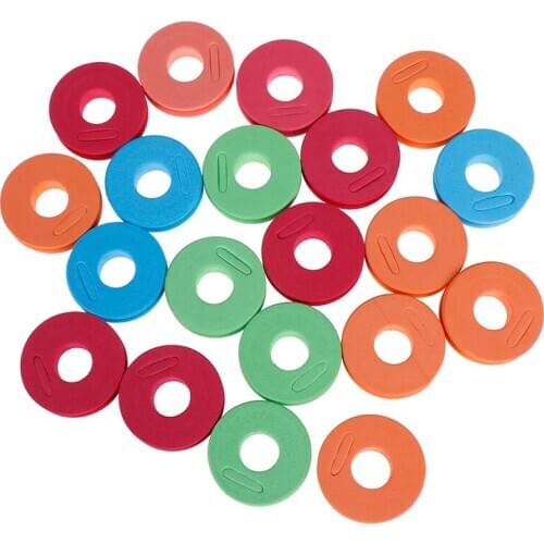 20pcs EVA Foam Spools Fishing Line Winder Hook Board Bobbin Winding Carp Lure Trace Wire Leader Holders Tackle Box