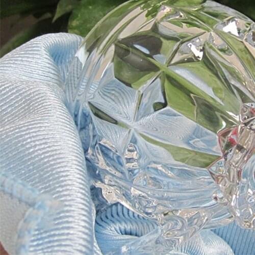 4pcs/set Microfiber Lint-free Cleaning Cloths for Wine Glasses Windows Mirrors