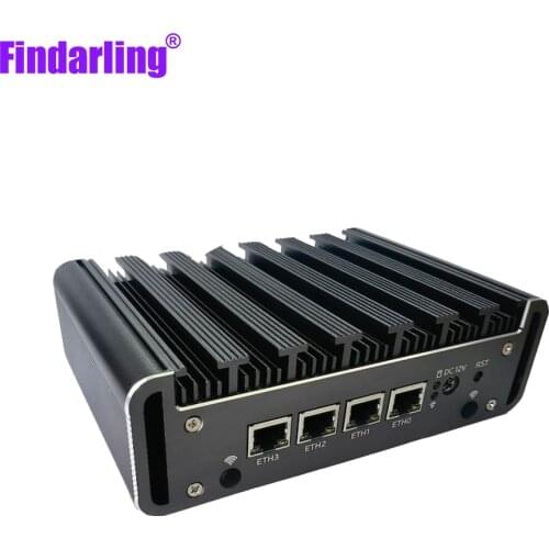 Quad Core N2940 Pfense Mini Router Server Box 4*1000M Lan Wake Up Embedded Sim Card Slot Support Windows10 Linux 4 Gigabi