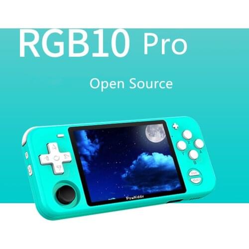 RGB10 Pro Retro Handheld 3.5inch IPS Screen Portable Video Game Console RK3326 Chip PS Game Player rgb10 Children Gifts