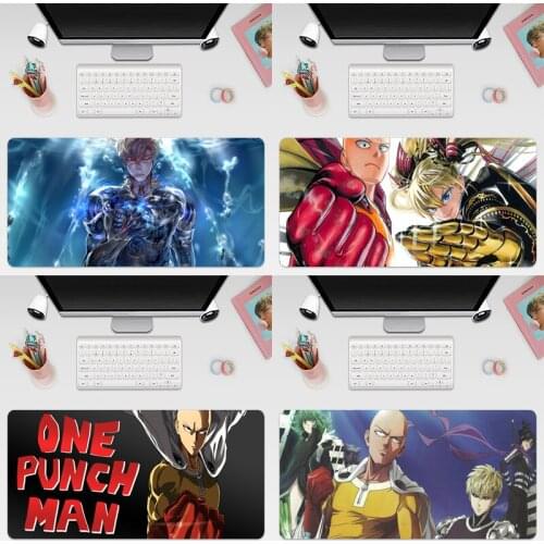 One Punch Man Gaming Mousepad Large Super Size Game Mouse Pad Mause Mat Rubber For Keyboard Computer