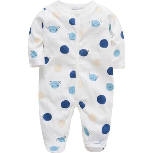 Honeyzone Peleles Bebes Verano Baby Girl Romper Toddler Lovely Print Jumpsuit Newborn Baby Lucky Child Clothes Tiny Cottons