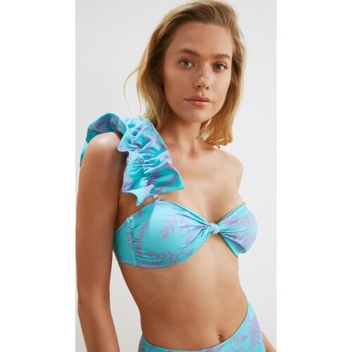 Trendyol One Shoulder Bikini Top TBESS21BU0222