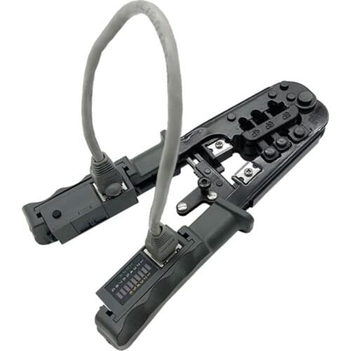 4in1 Multi-Function Network Pliers Crimping Tool Cable Tester RJ45 RJ11 RJ12 Crystal Head Cable Networking Tool Cutters Stripper