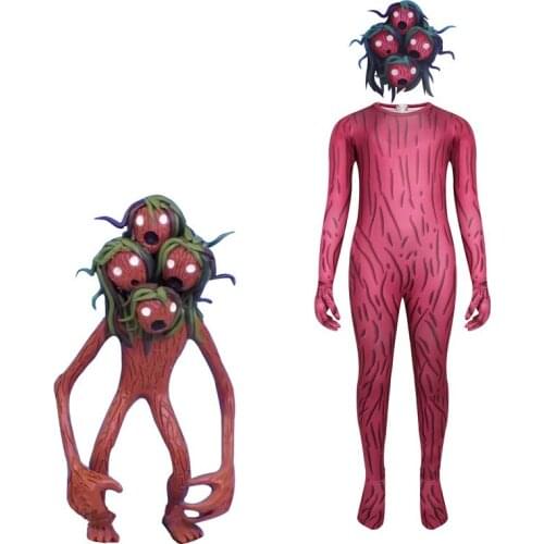 New boys and girls Halloween role playing treehead performance costumes Carnival night kids playing one-piece suit5-13 years old