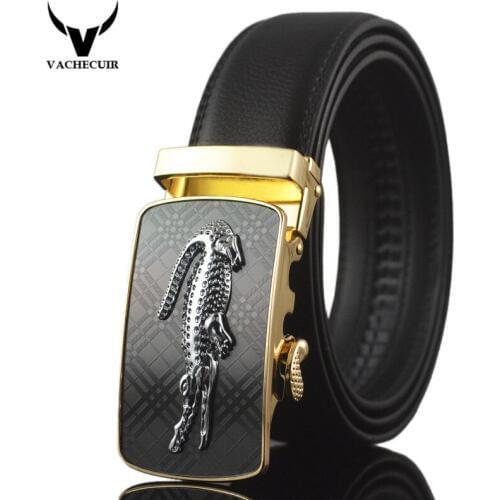 Luxury Brand Designer Men Belt Buckle Male Kemer Metal Automatic Buckle Heads High Quality Gold Crocodile Buckles 0705