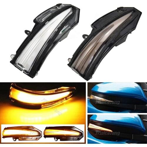 LED Dynamic Turn Signal Light Flowing Water Blinker For Toyota RAV4 XA40 Highlander XU50 Noah R80 Voxy Esquire 4Runner