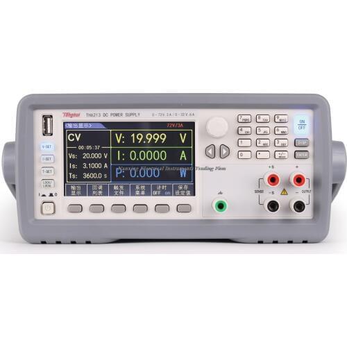 TH6203 Dual Range Programmable Linear DC Power Supply F1:72V/1.5A/108W,F2:32V/3A/96W,USB,RS232,GPIB (optional)
