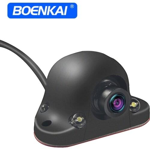 12V Waterproof High Resolution Night Vision Adhensive CCTV Front Back Side View Blind Spot Car Camera