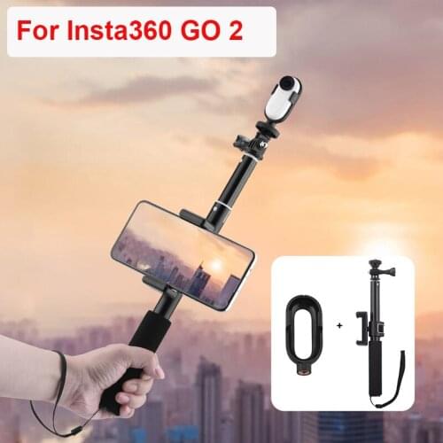 Protective Frame for Insta360 GO 2 93CM Extension Rod Invisible Selfie Stick With Phone Bracket for Insta360 GO 2 Accessories