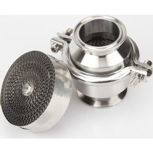 Clamp 50.5mm 304 Stainless Steel Clamp Quick-connect Joint Plumbing Pipe Ring Seal Set with filter