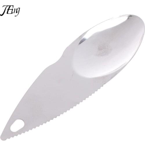 1PCS Stainless Steel Kiwi Blade Kiwifruit Cut Spoon Peeling Dig Spoon Serrated Blade For Shop Kitchen Home Outdoor